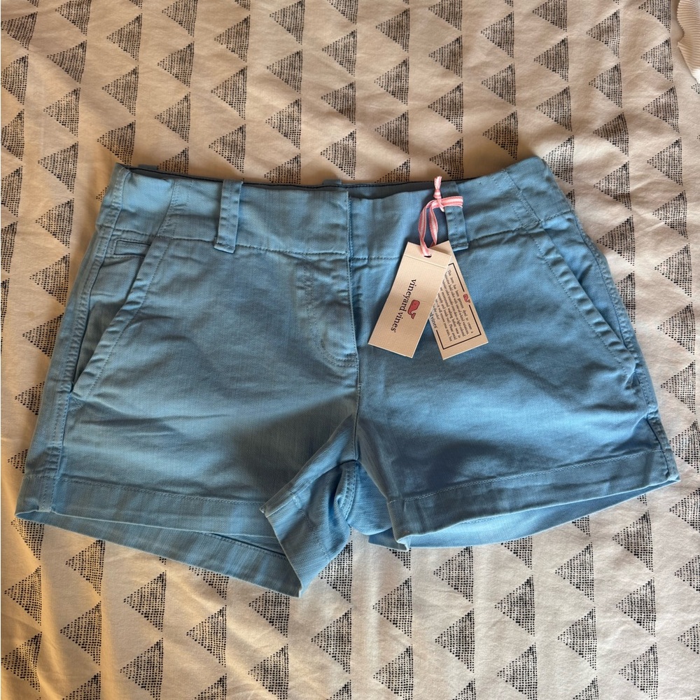 Vineyard Vines Blue Bermuda Shorts Casual Cotton Blend